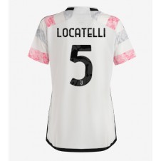 Juventus Manuel Locatelli #5 Bortedrakt Kvinner 2023-24 Kortermet